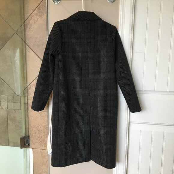 Abercrombie & Fitch Wool-Blend Dad Coat (LIKE NEW) - Picture 4 of 6